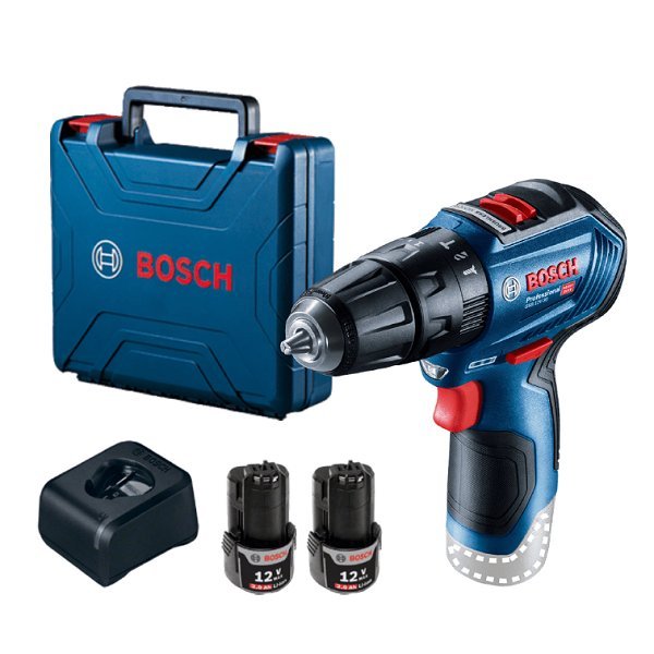 taladro con cargador y 2 baterias bosch 06019g91h0