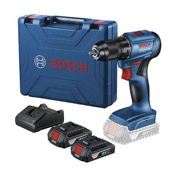 taladro con cargador y 2 baterias bosch 06019k30h0