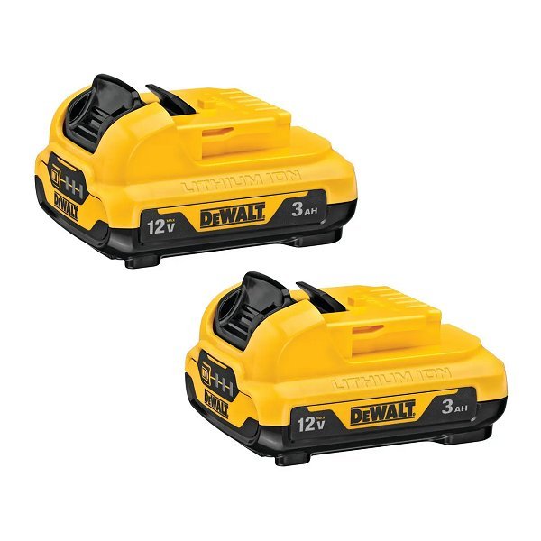 kit de 2 baterias dewalt dcb1242b3