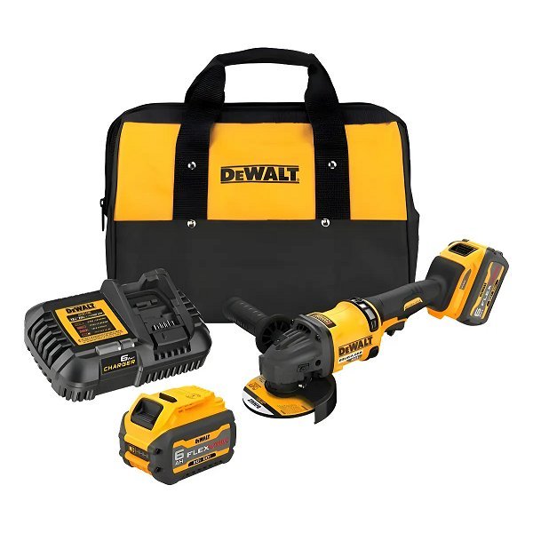 amoladora a bateria +2 baterias +cargador + bolso dewalt dcg418t2ar