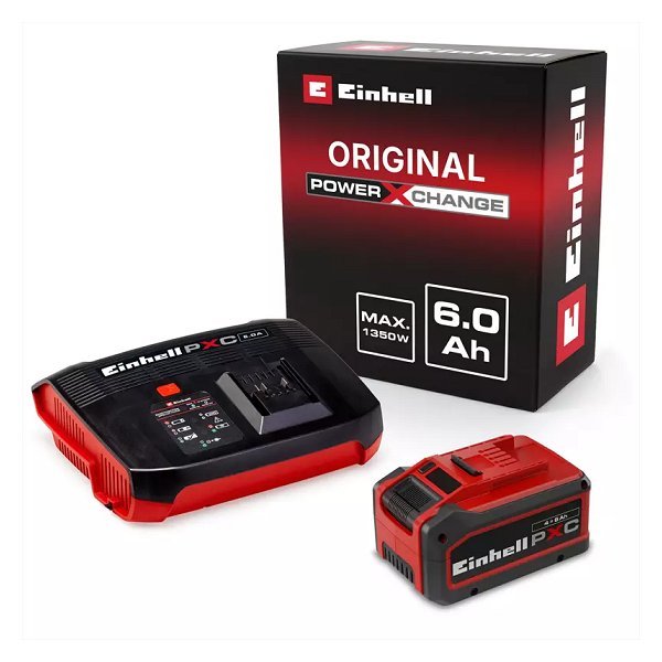 kit de cargador y 1 bateria einhell 4512143