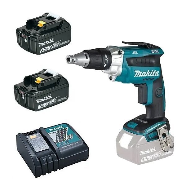 taladro a bateria + 2 bateria+cargador makita dfs250rfe